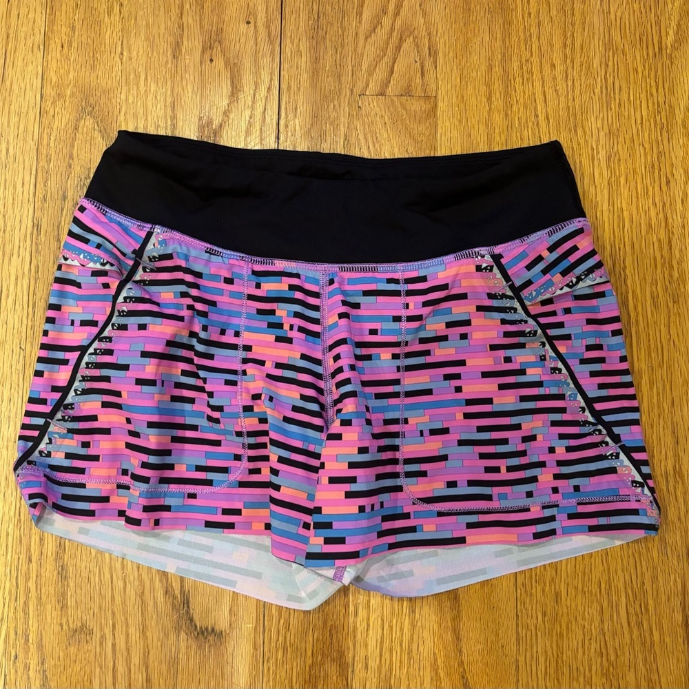 Ivivva by lululemon girls multicolor shorts size 12